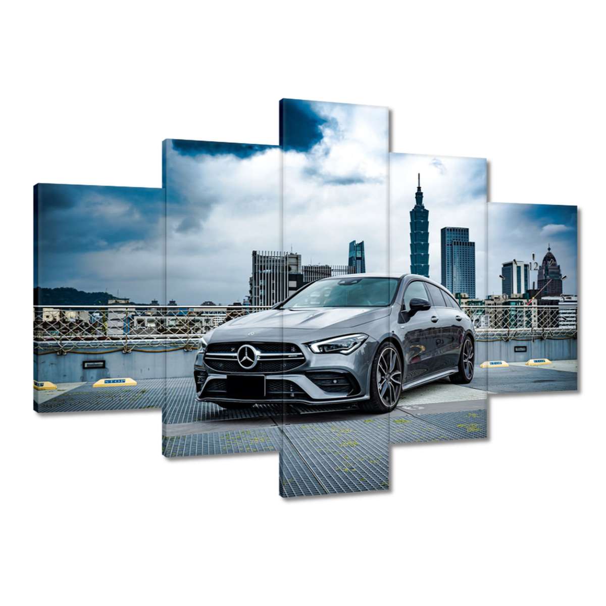 Športové hodiny Mercedes Auto 150x105