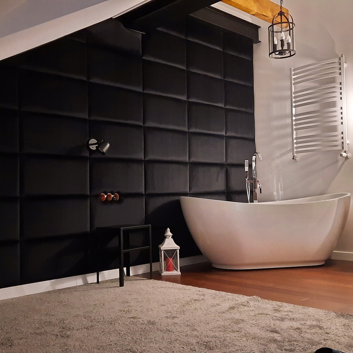 PANELE ścienne TAPICEROWANE 30x30 wezgłowia+GRATIS Kształt wzoru kwadraty