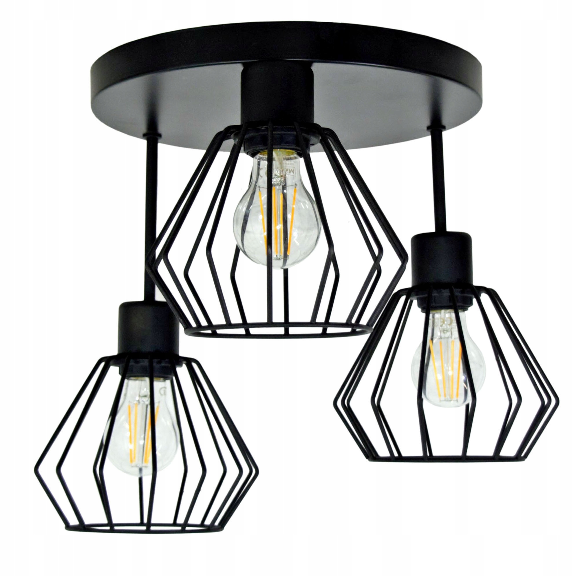 

Lampa plafon Sufitowa Żyrandol loft Brylant Drut S