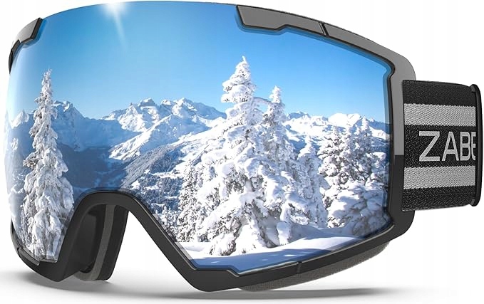 Zabert Gogle Narciarskie Snowboardowe Dla Dorosłych i Dzieci 10+ V3