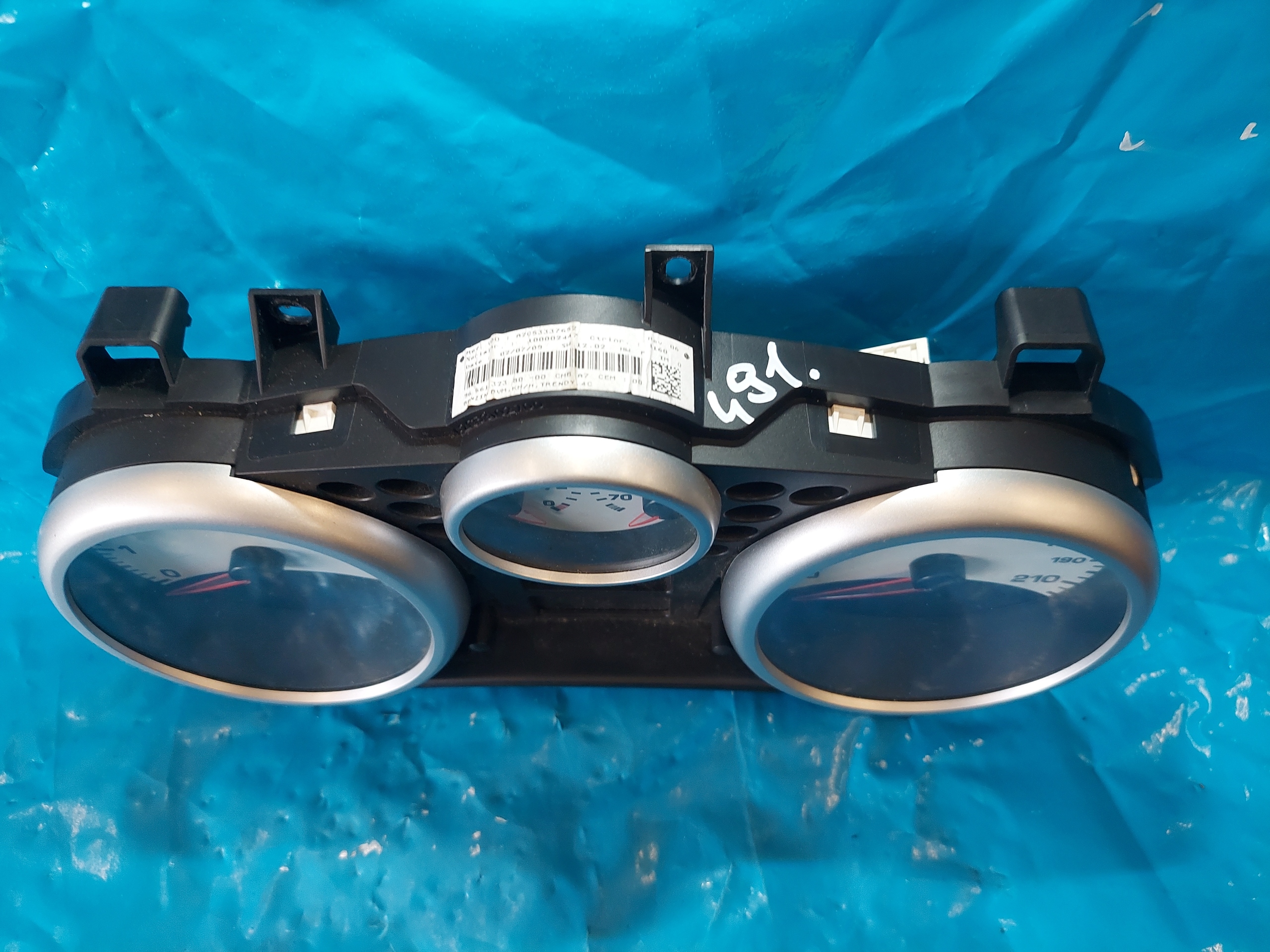 dials clock PEUGEOT 207 2008 R 1.4 B A2C53065547