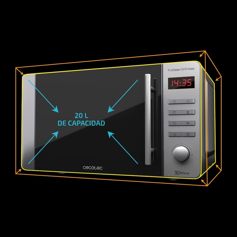 KUCHENKA MIKROFALOWA 700 W 20 LProClean 5010 Marka Cecotec