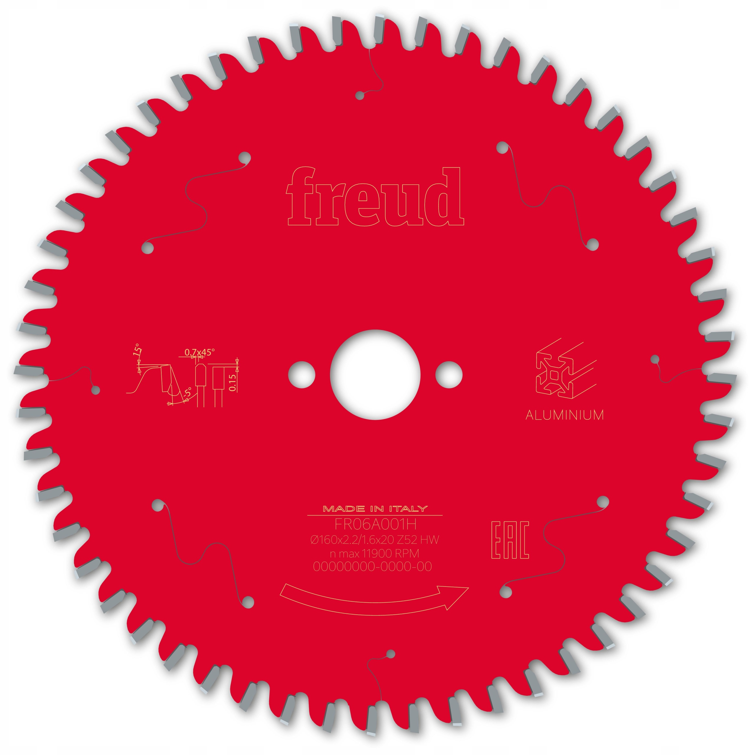 Pilový kotouč FR06A001H 160X20-52