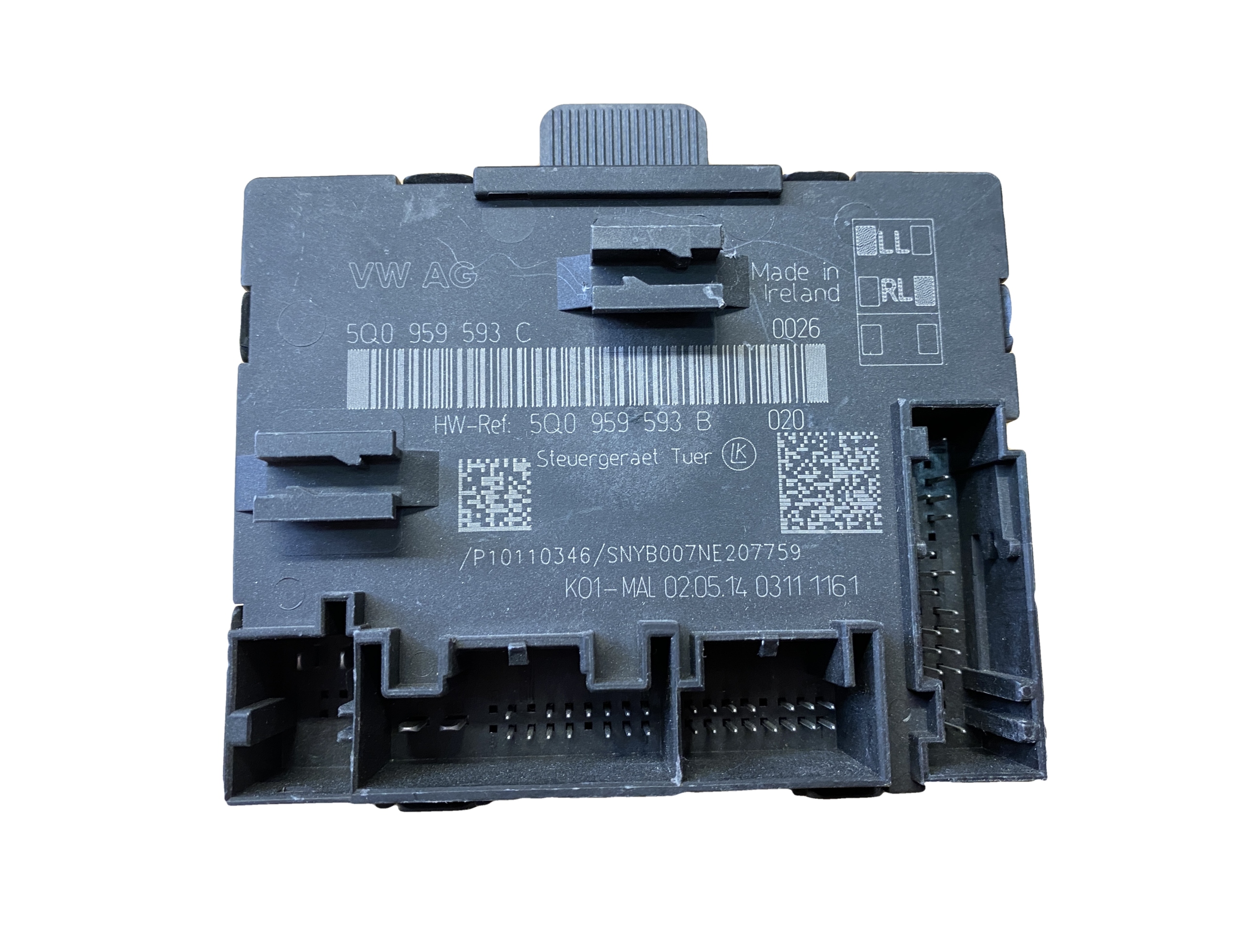 AUDI A3 TT control unit module door left front 5Q0959593C