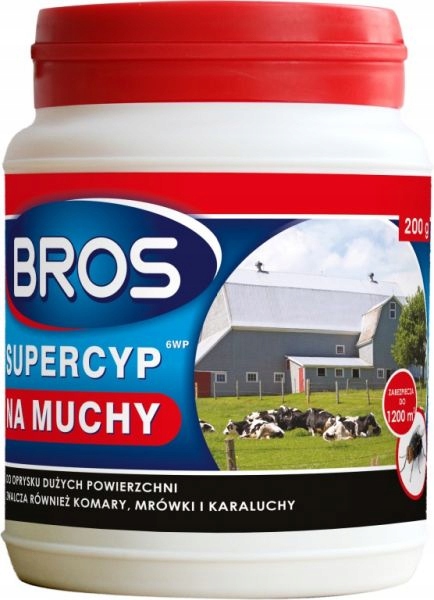 OPRYSK NA MUCHY KOMARY BROS SUPERCYP 6WP 200 g