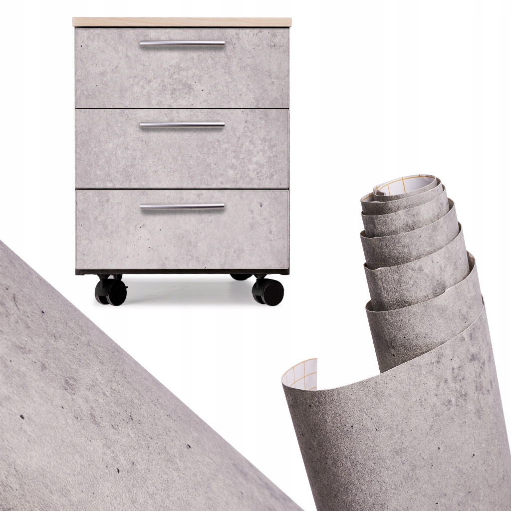 Samolepiaca fólia na tapety modro-sivý cement 1,22 x 50 m