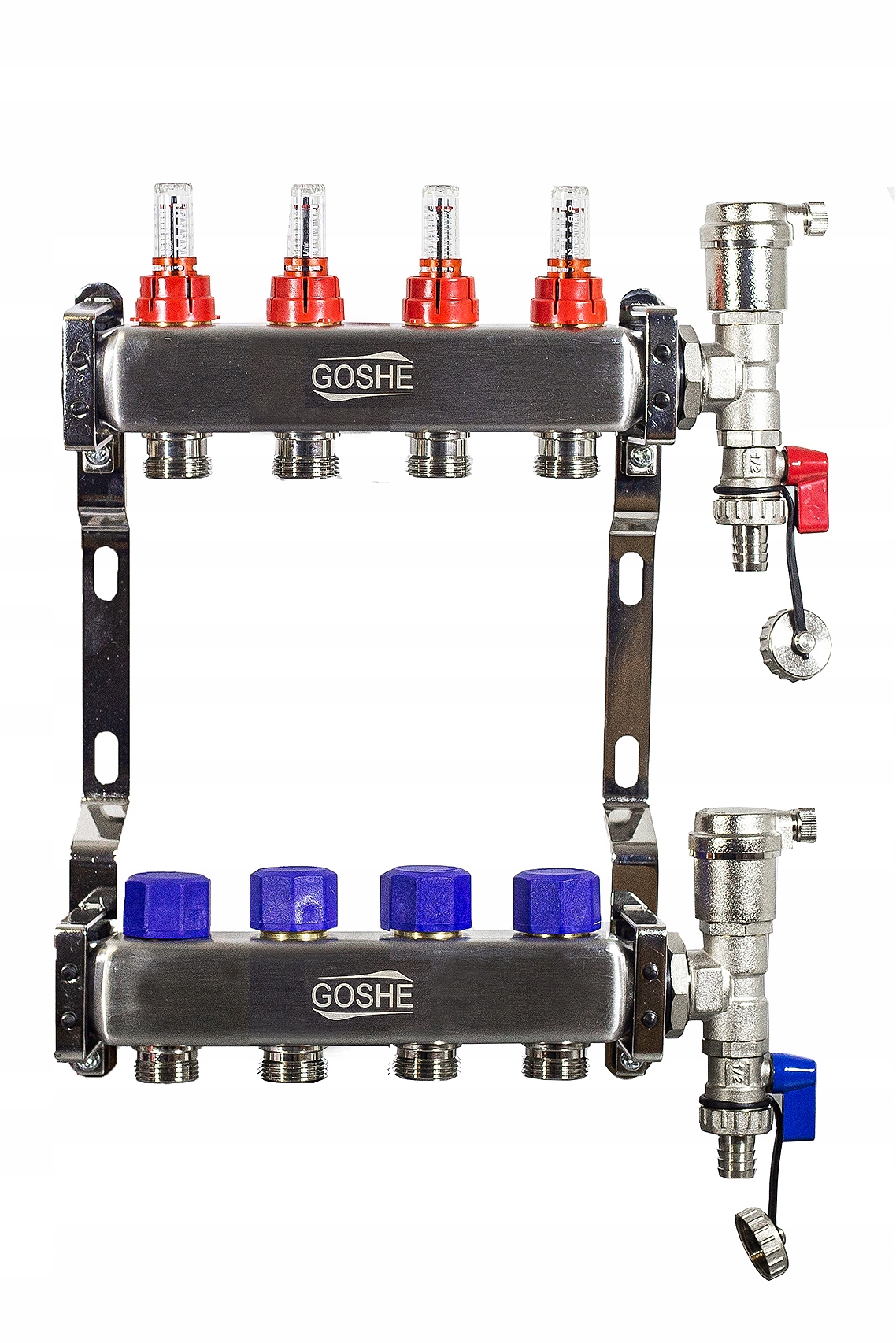 ROZDZIELACZ PODŁOGÓWKI STAL NIER. GOSHE 4 SEKCJE