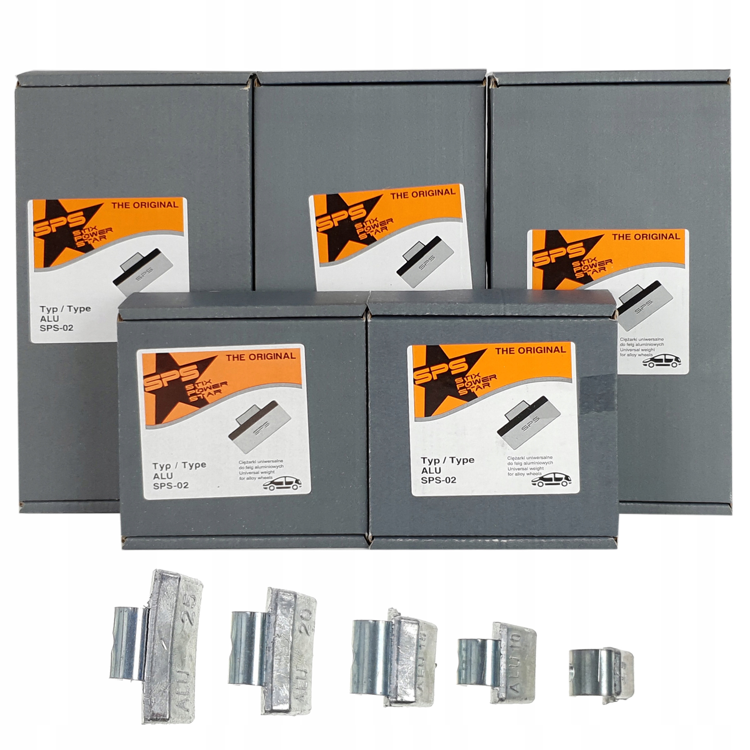 Ciezarki Nabijane do Felg Alu 5g 10g 15g 20g 25g