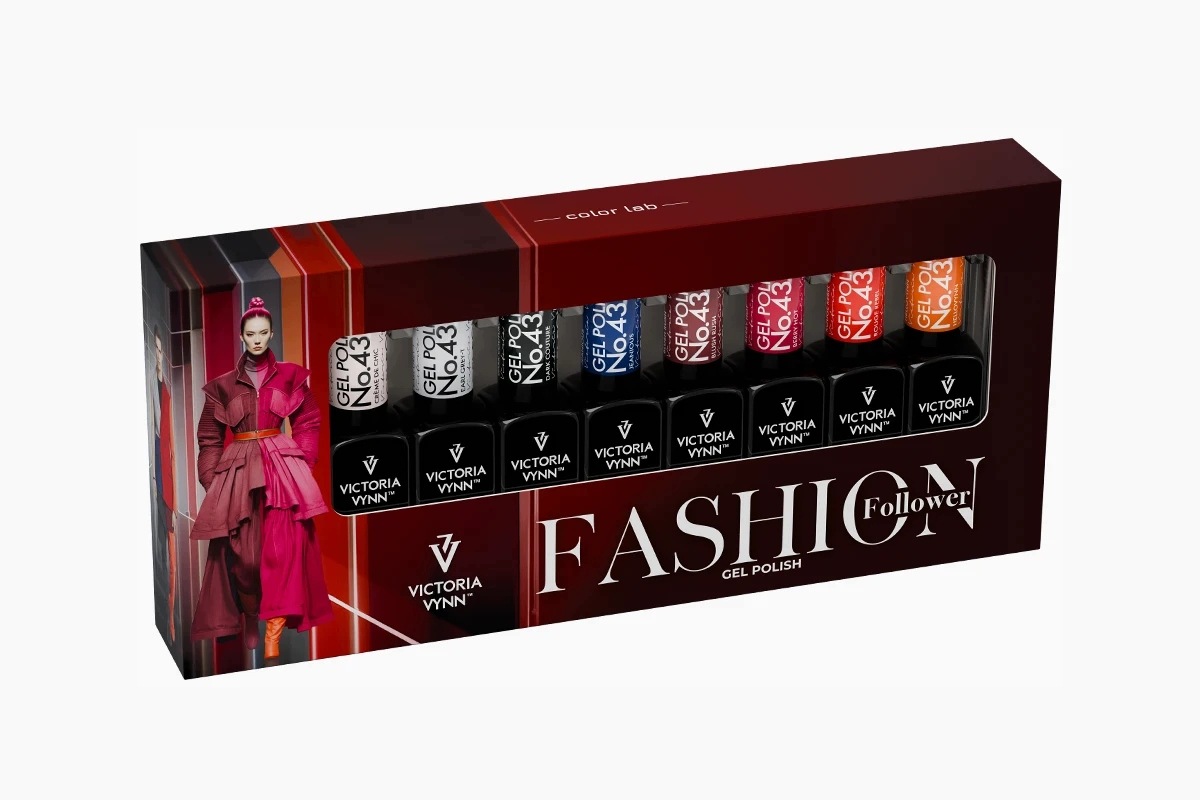 Zestaw lakiery hybrydowe 8 Pack Fashion Follower Gel Polish 430-437