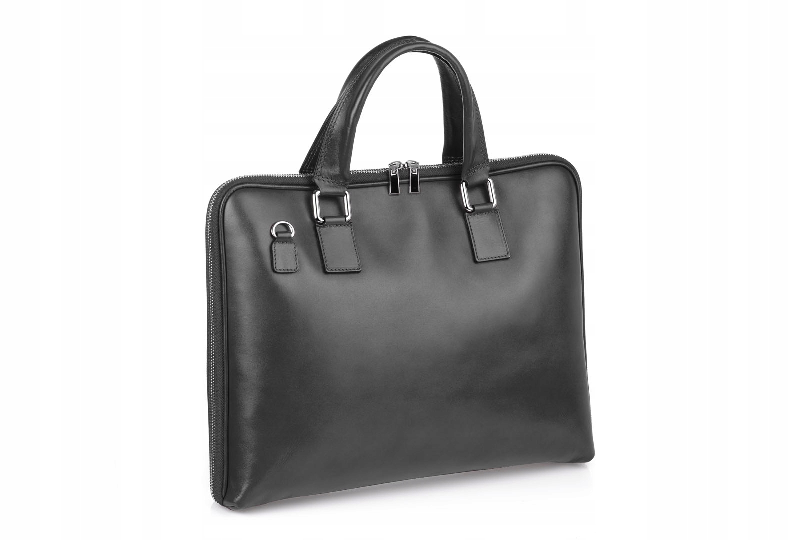 Kožená taška Vera Pelle Lisa na Notebook Antracit