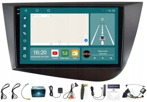 Radio Navigace Seat Leon 2004-2012 Carplay Android 8/256GB Sim