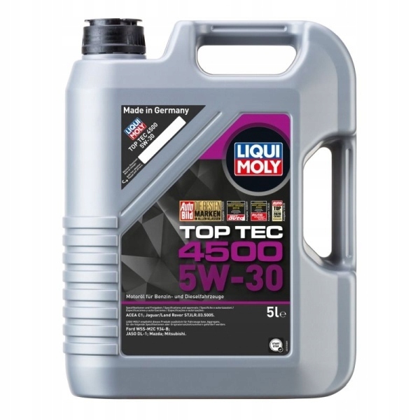 Olej Liqui Moly 5W30 5L Top Tec 4500 C1 WSS-M2C 934-B STJLR.03.5005/ MI