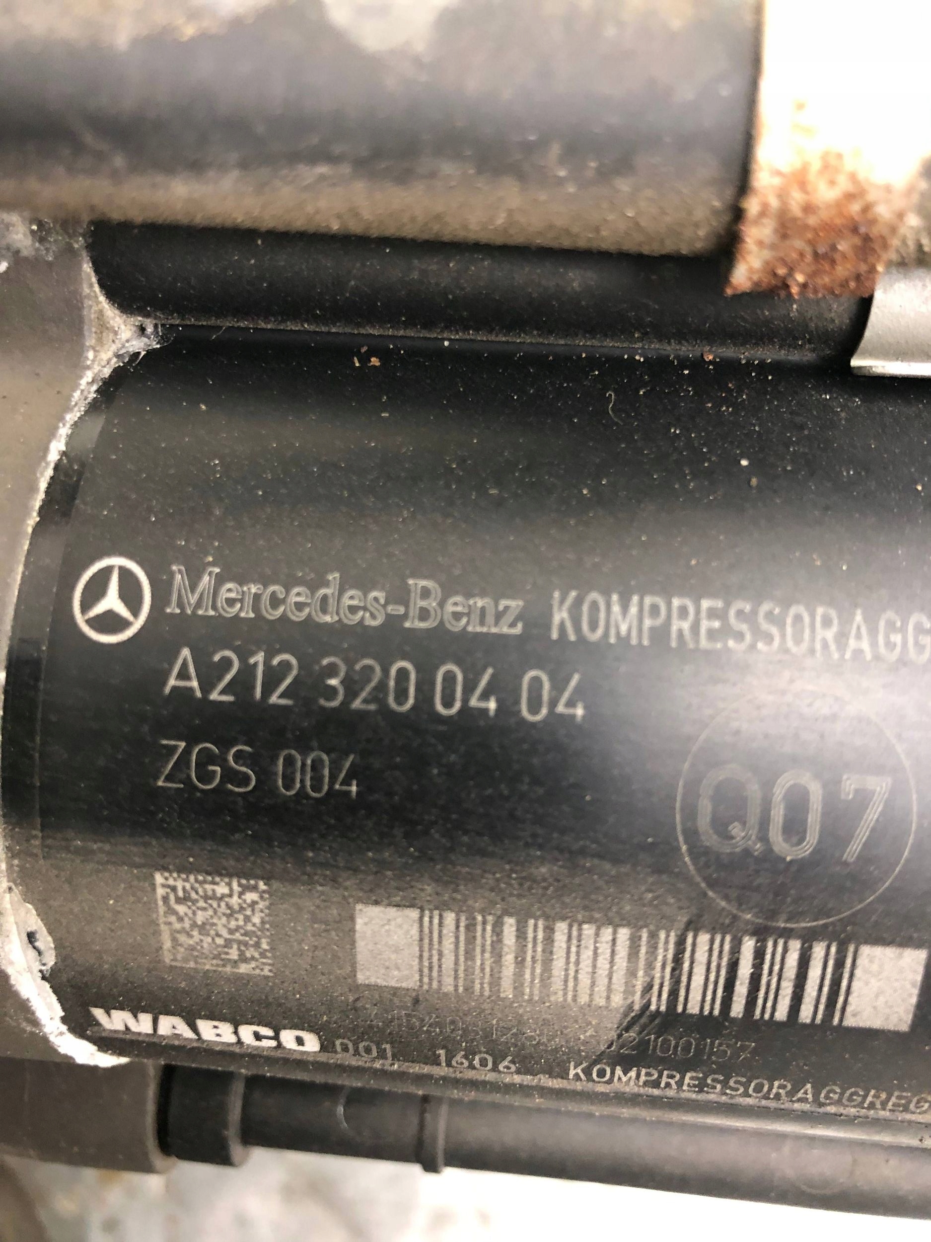 compressor; pump springing MERCEDES W212 KOMBI LIFT A2123200404