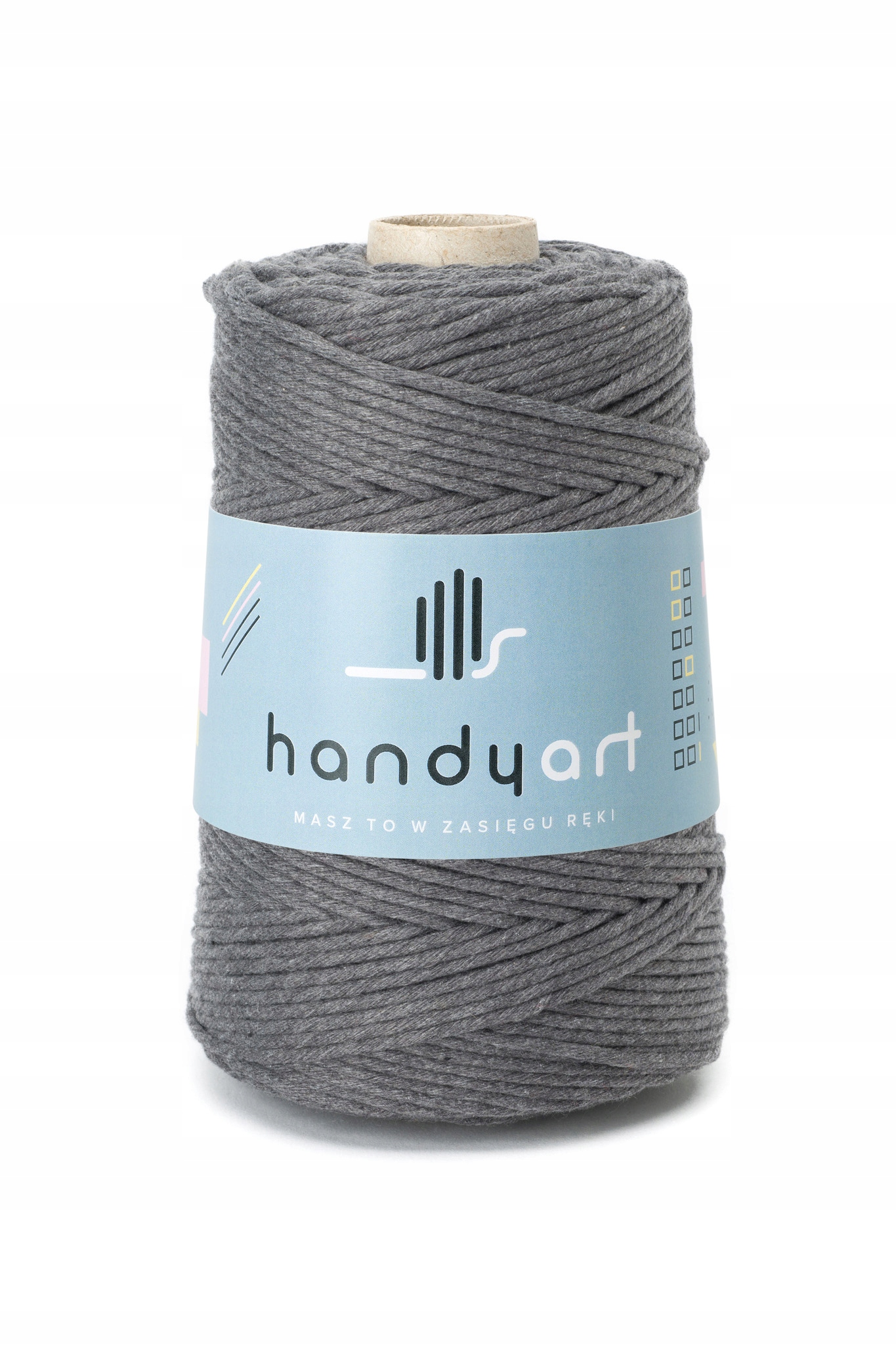 Sznurek bawełniany anthracite 3 mm 200 m