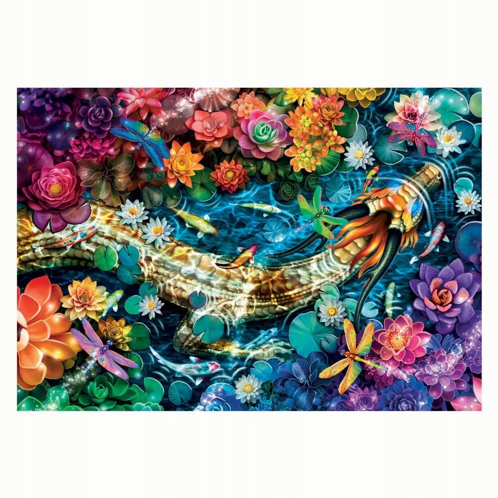 PUZZLE 1000 EL. RZEKA KOI RIVER HIGH QUALITY CLEMENTONI