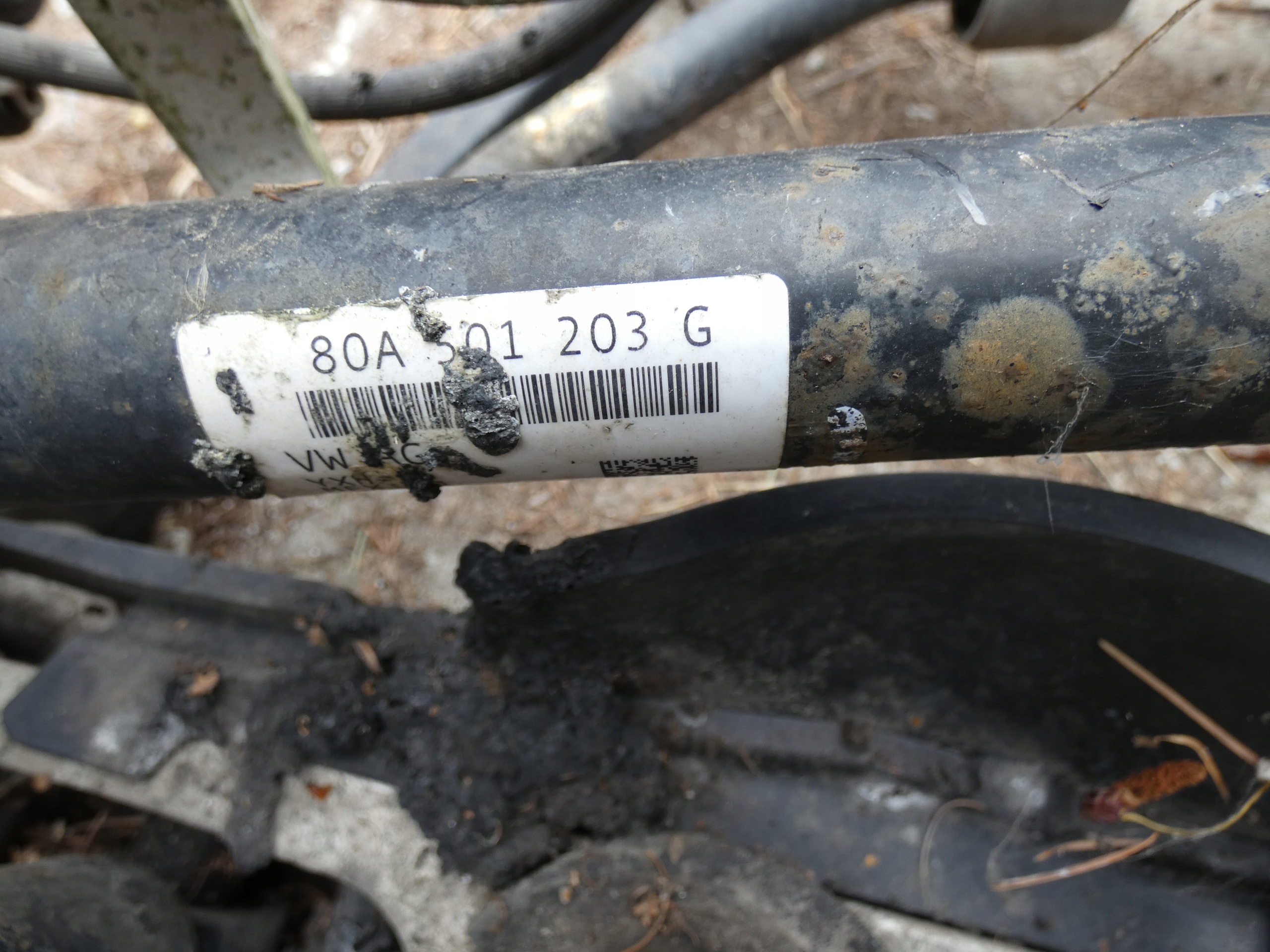 AUDI Q5 II 80A semi-axis left rear part 80A501203G right 80A501204C