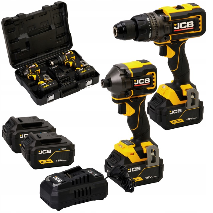 Jcb Pro Power Tools 18V Zestaw (2 narzędzia) Wiertarko-wkrętarka udarowa (1