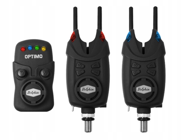 Sada rybářských signalizátorů Delphin Optimo 9V+CSWII+snag 4+1