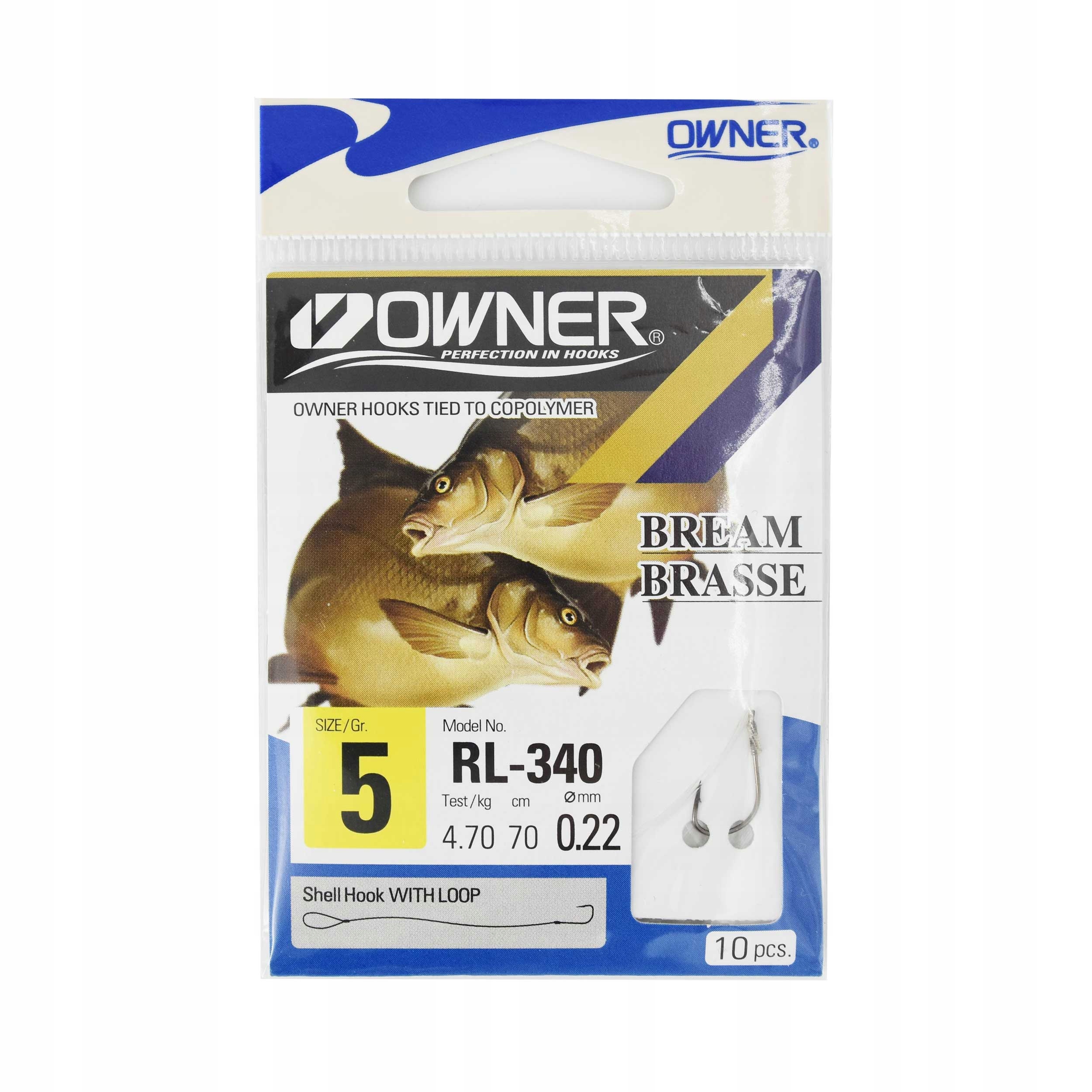 

Haczyki z przyponami Owner RL340 rozmiar 5 10szt