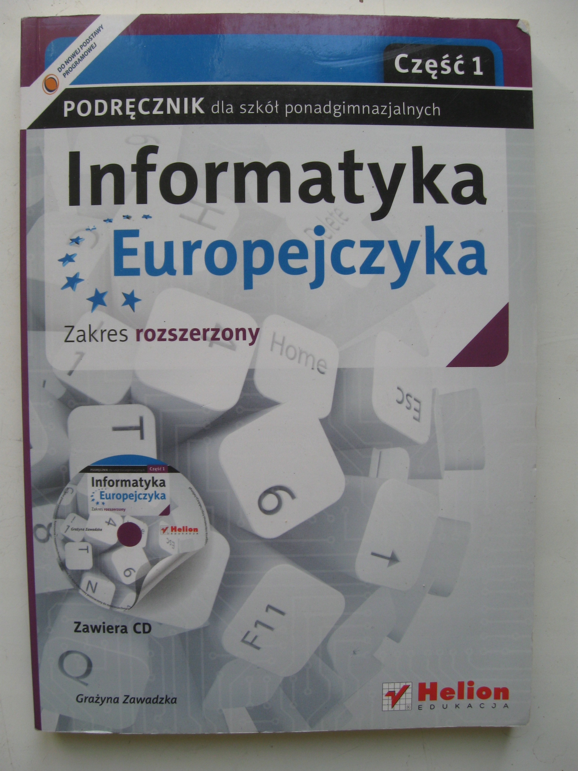 INFORMATYKA EUROPEJCZYKA Zakres rozszerzony, Zawadzka + CD GREG