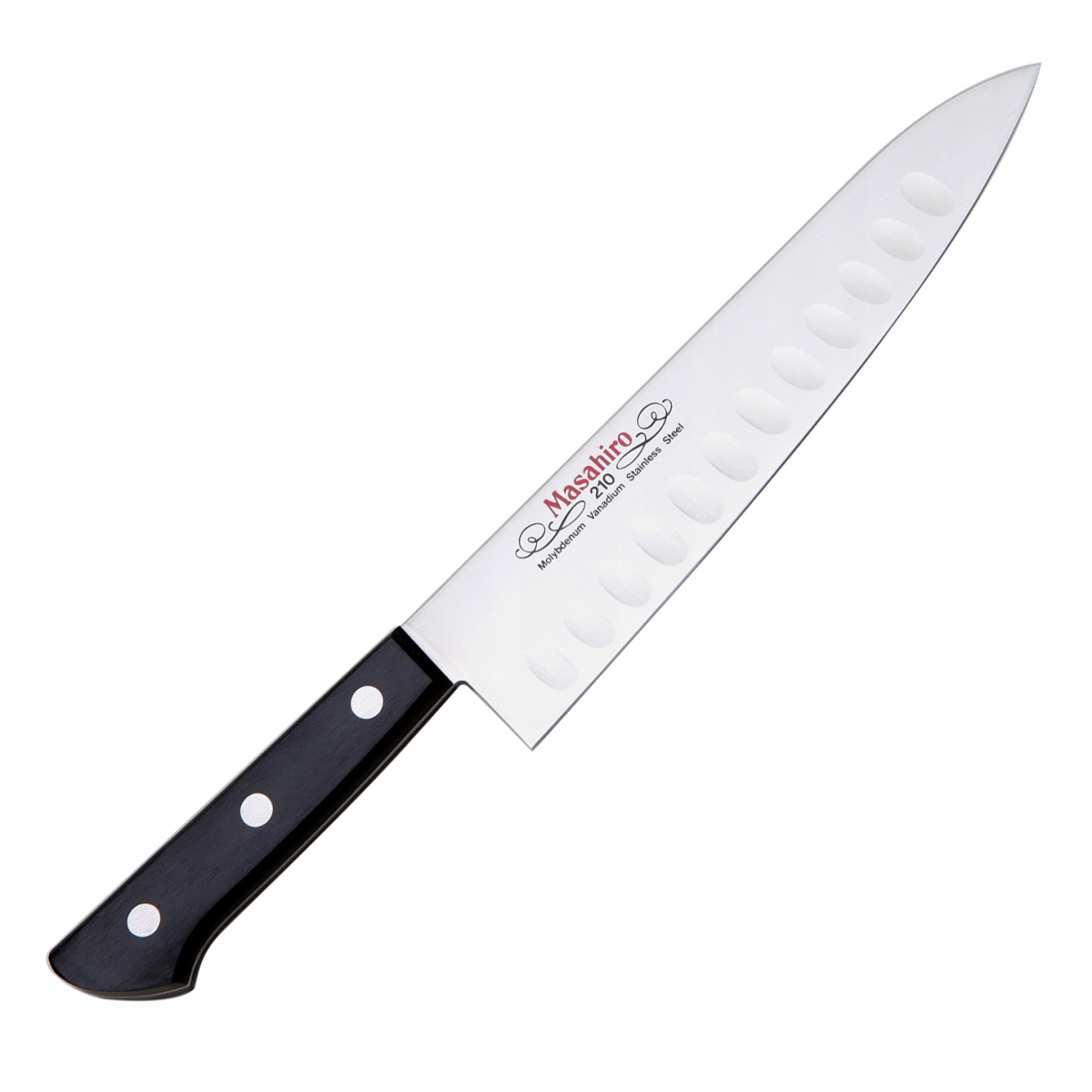 Nôž šéfkuchára Masahiro Bwh Dimple 21 cm MBS-26