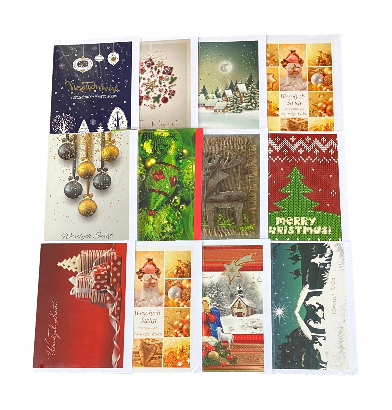 

Kartka Kartki Świąteczne Święta Xmas koperta 10szt
