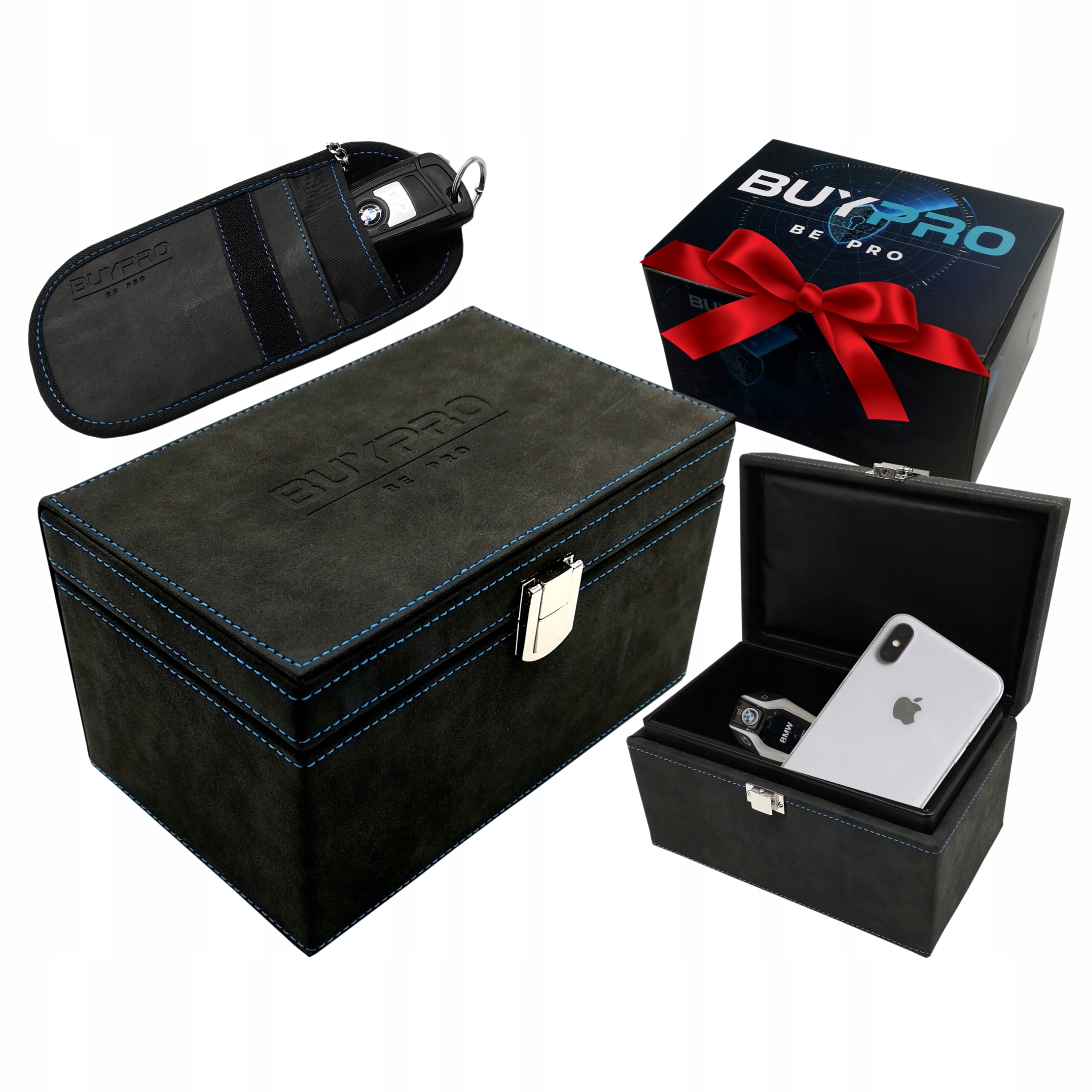 Pudełko na Kluczyki Telefon /box Faraday /Etui Keyless na kluczyk Rfid Duży