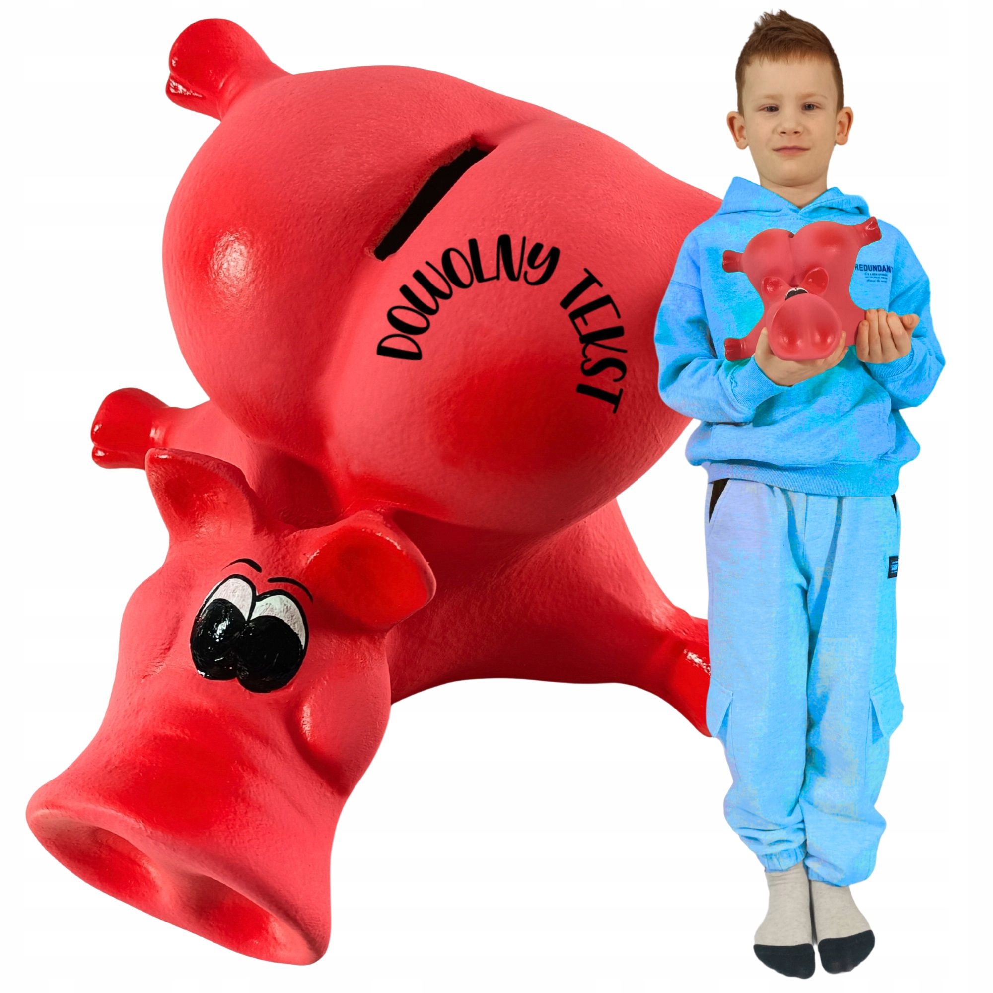 Personalizovaná pokladnička se jménem Velké vtipné Prasátko pro děti XL