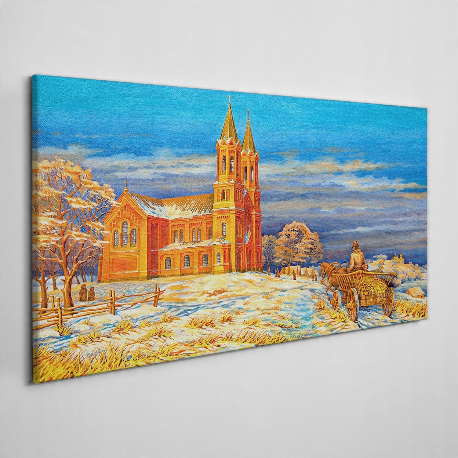 

Ścienny fotoobraz na płótnie Katedra wieś 120x60