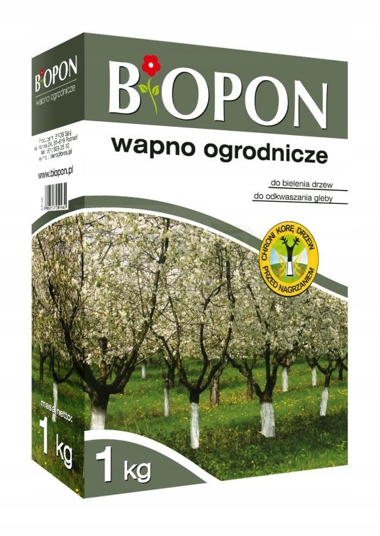 

Wapno ogrodnicze do bielenia i odkwaszania gleby