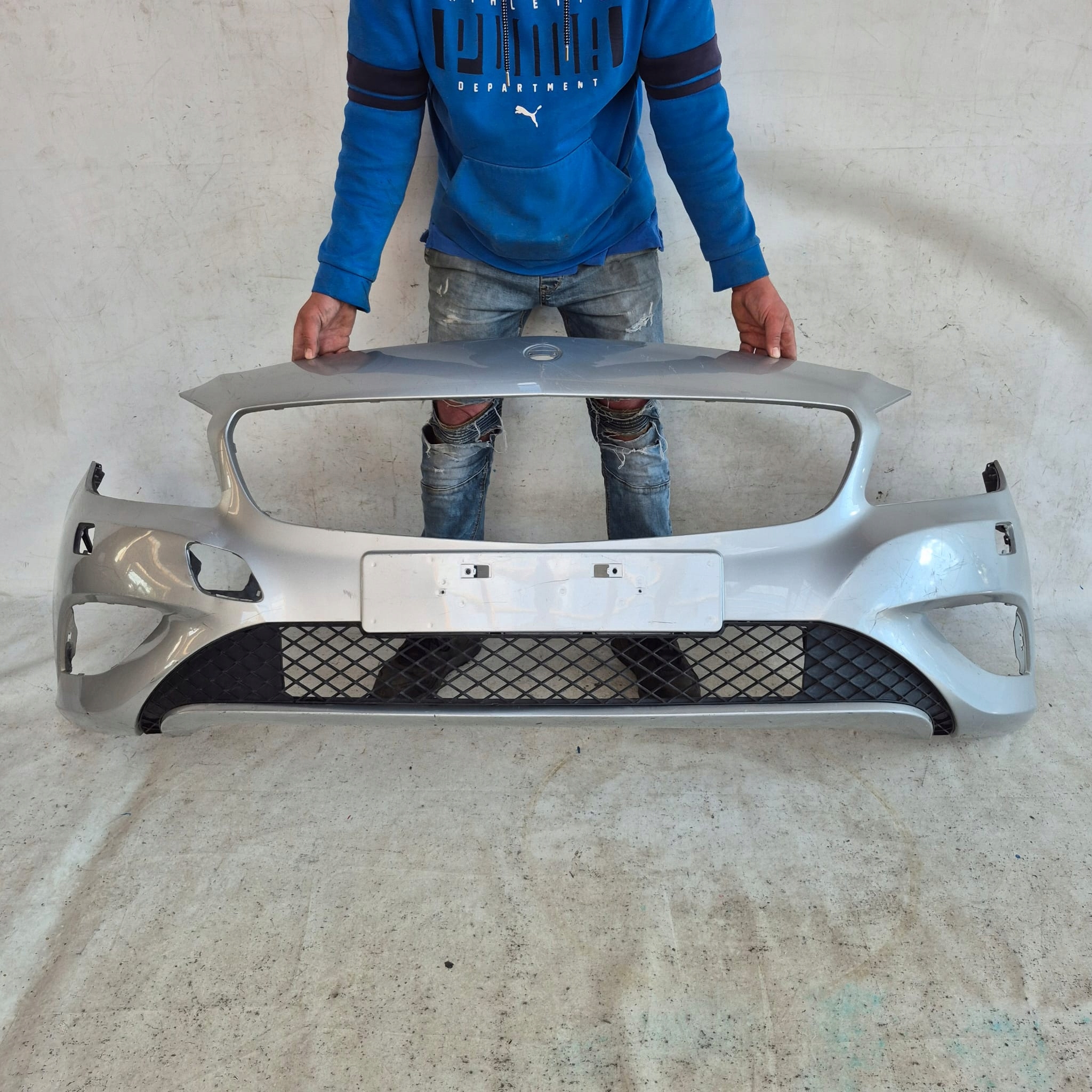 MERCEDES A-KLASA III 3 W176 12-15 bumper front front washer