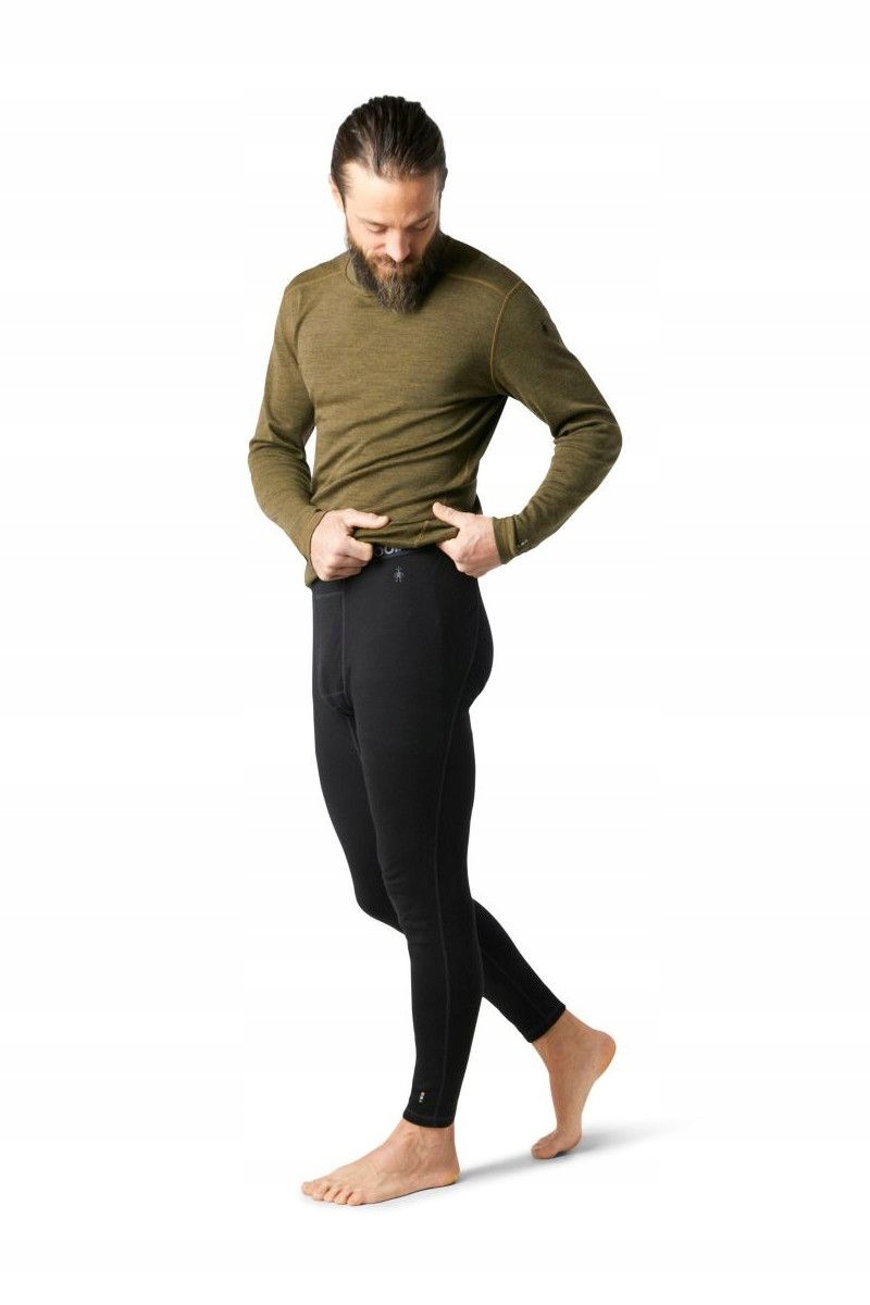 Pánské legíny Smartwool Classic Thermal Merino Base Layer Bottom černé M