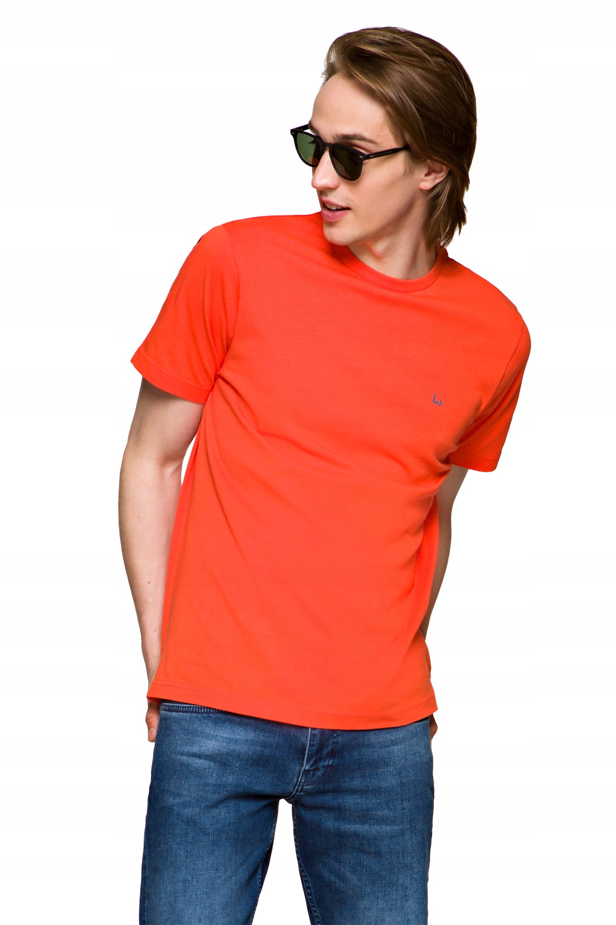 

Lancerto Koszulka T-shirt Męski Łososiowa Mark L