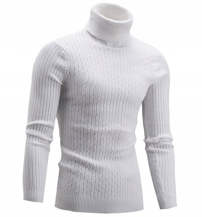 Golf sweter męski dopasowany