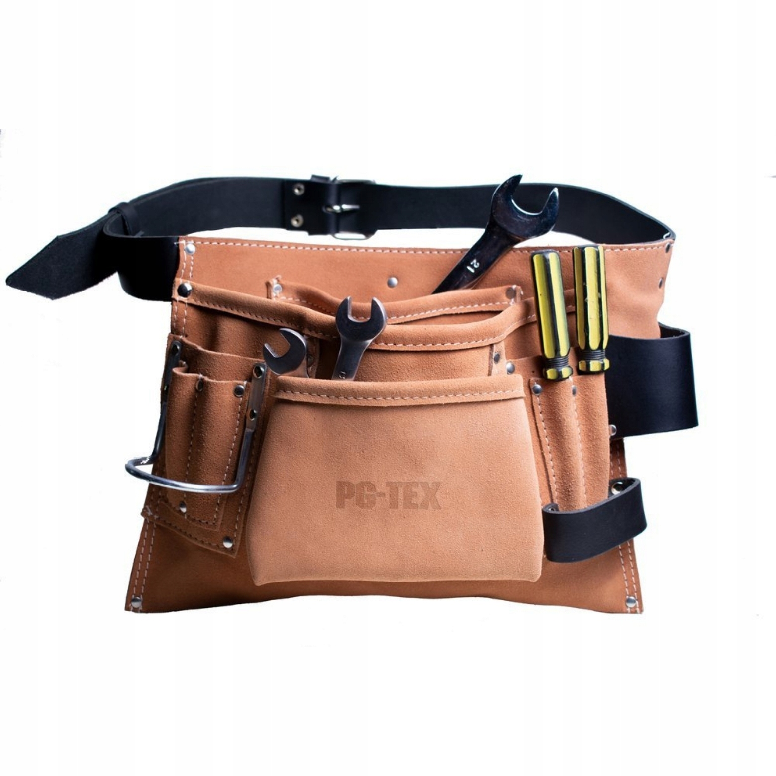 Montážní pás na nářadí Bederní kůže Držák na kladivo Grawer Bonus