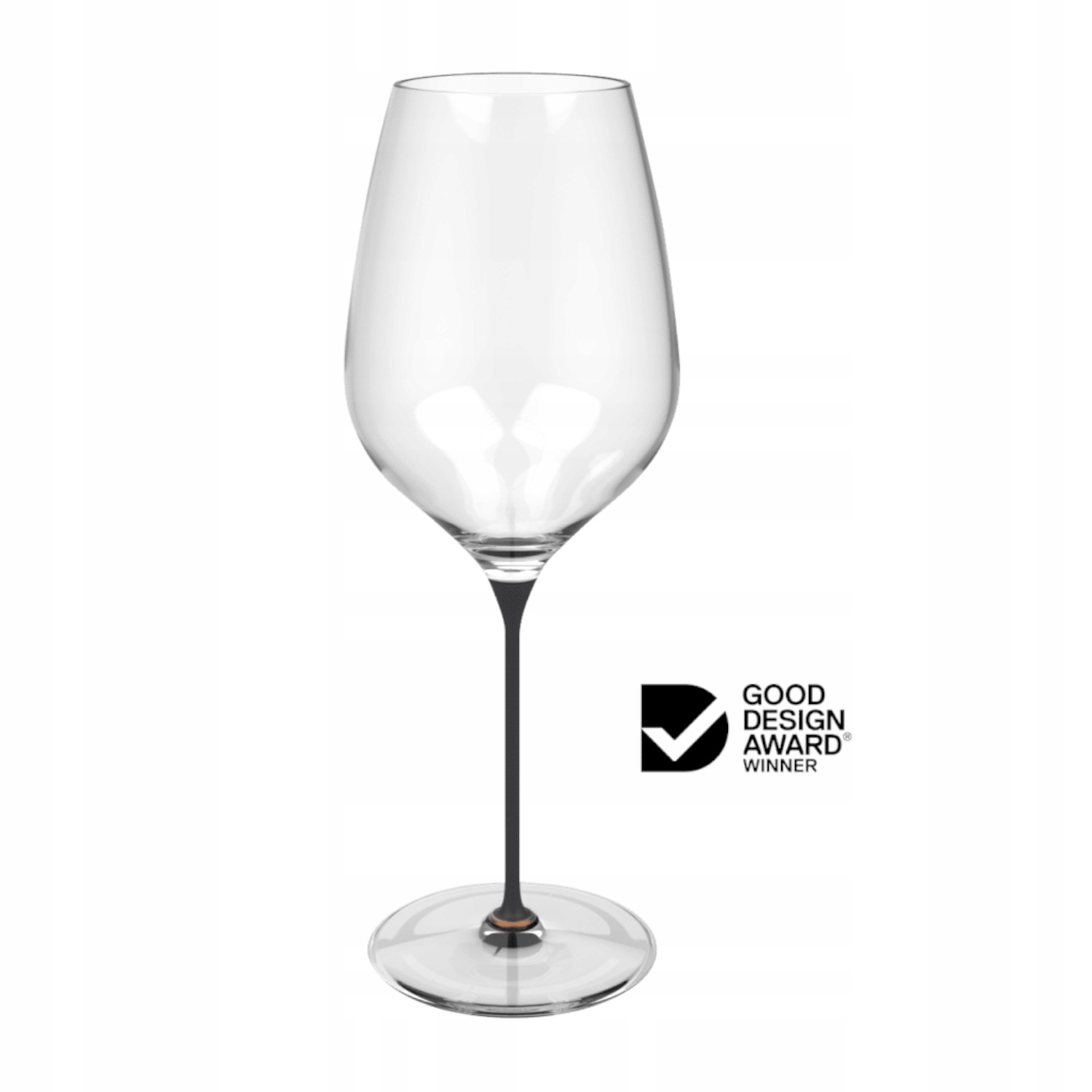 Sklenička Cheer Moda na víno Lava černohnědá 1