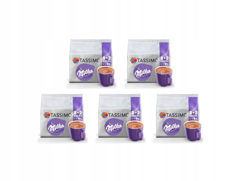 Kapsułki Tassimo Jacobs Milka do ekspresu Bosch Tassimo 5 x 10 szt.