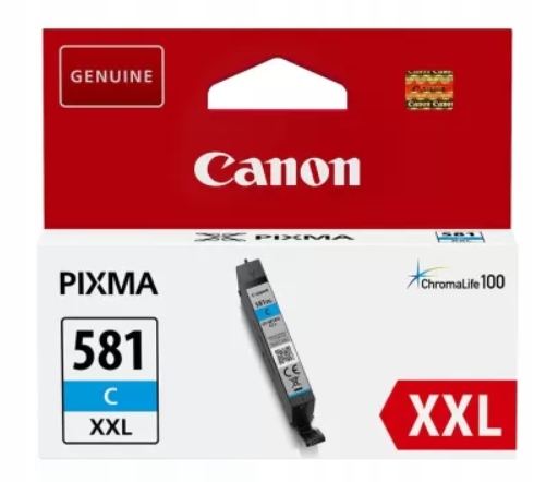 Originální inkoust Cyan Canon CLI-581C XXL, CLI581C XXL (1995C001)