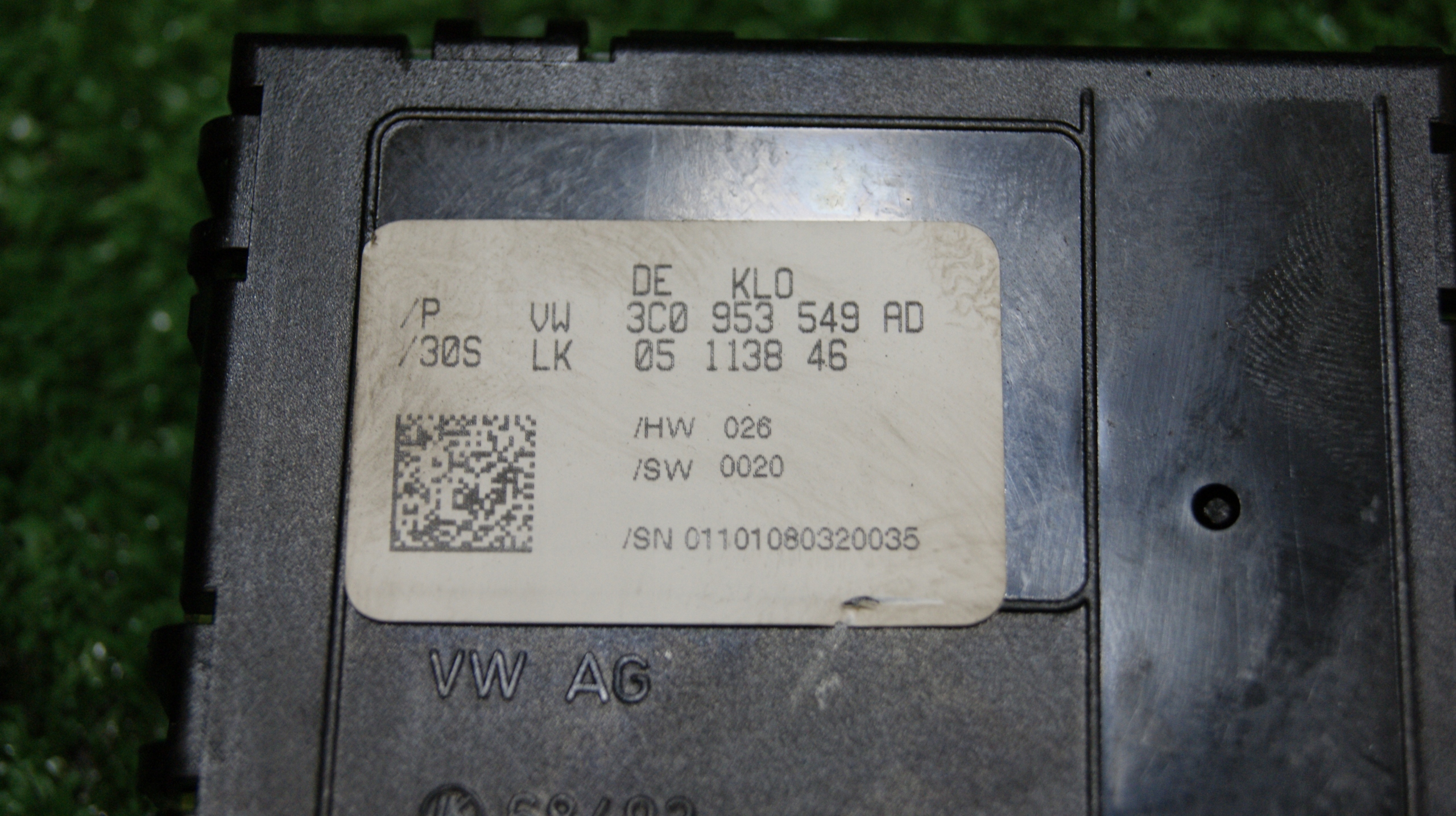 control unit module KATA steering VOLKSWAGEN PASSAT B6 3C0953549AD
