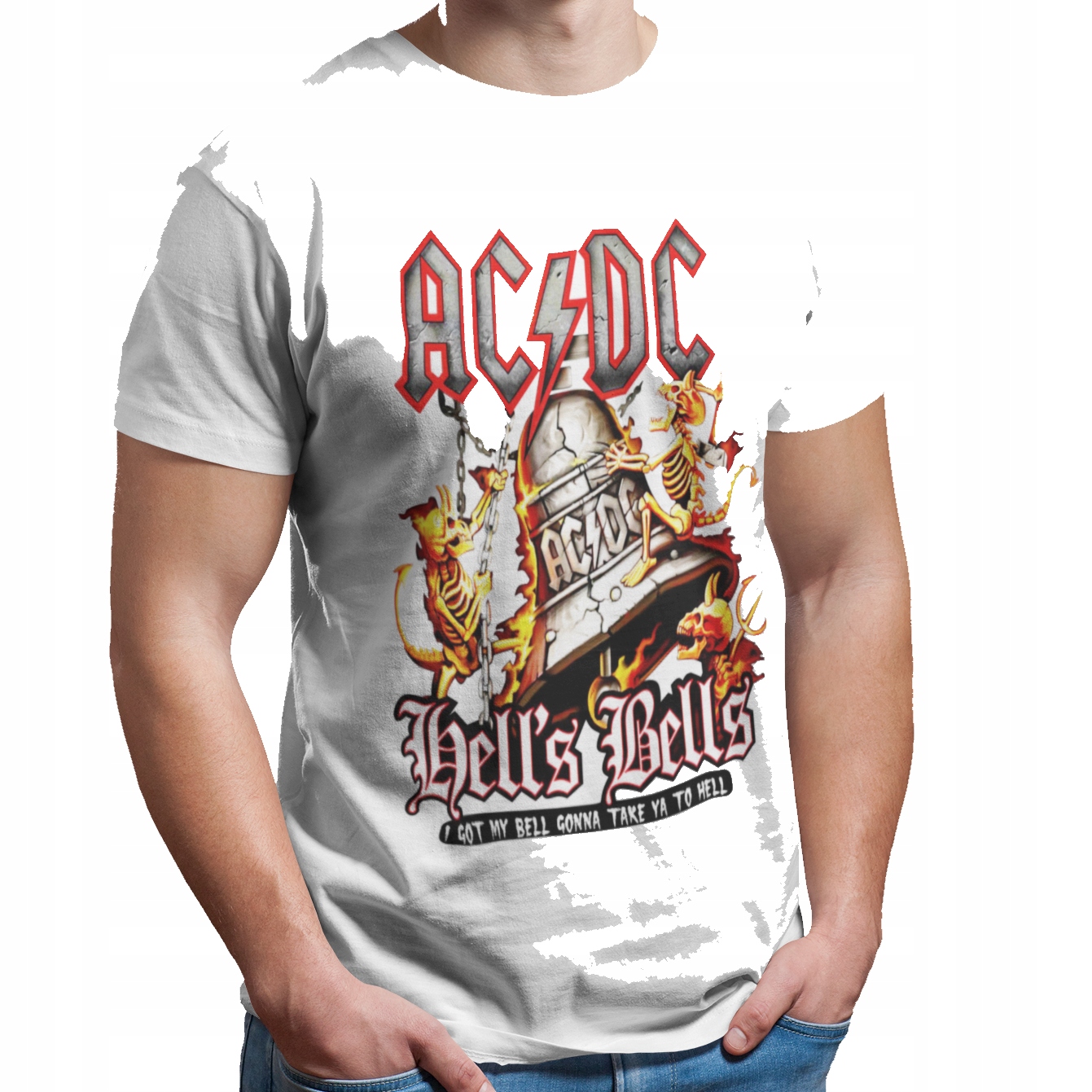 

Koszulka Męska Ac/dc Acdc Hells Bells T-shirt