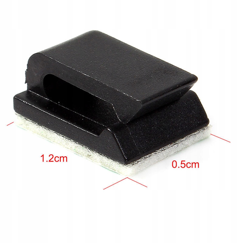 

Mocowanie Organizer kabli przewodów 12 x 5mm 10SZT
