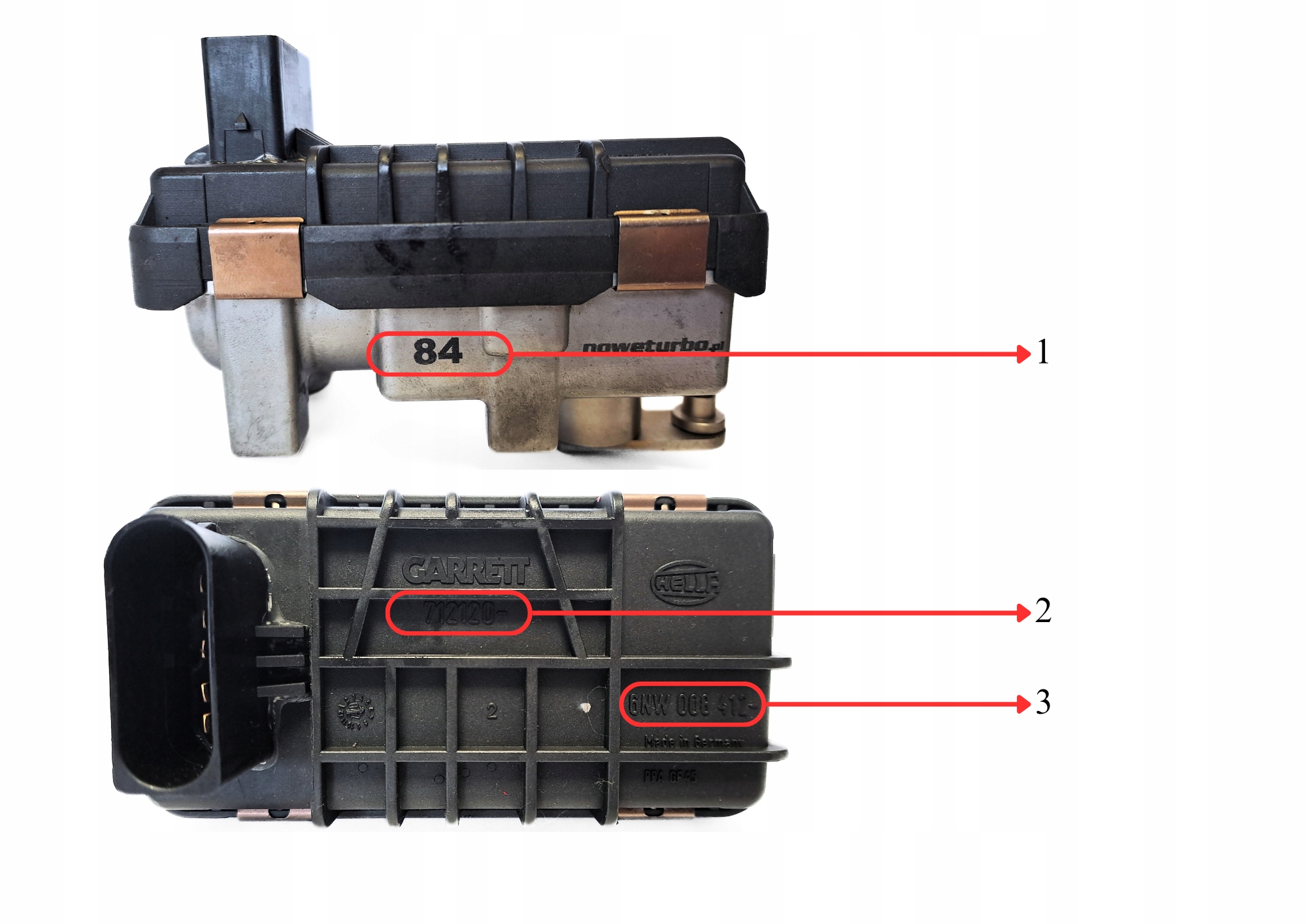 Hella Gearbox G088 781751 6NW009660 kompletny dół nastawnika turbosprężarki Numer katalogowy części G-088