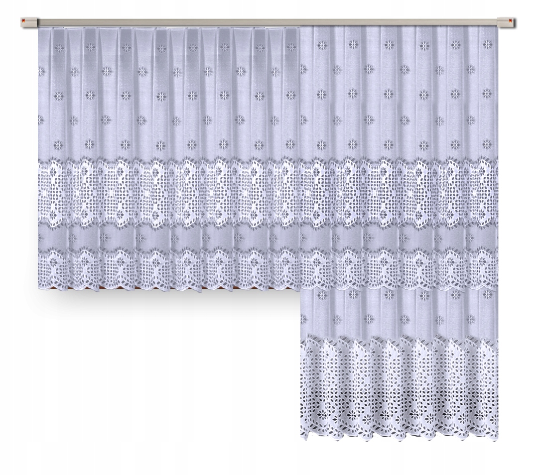 

Gotowa Firanka Żakard Kpl.prosta 250X500 Wp Wybór