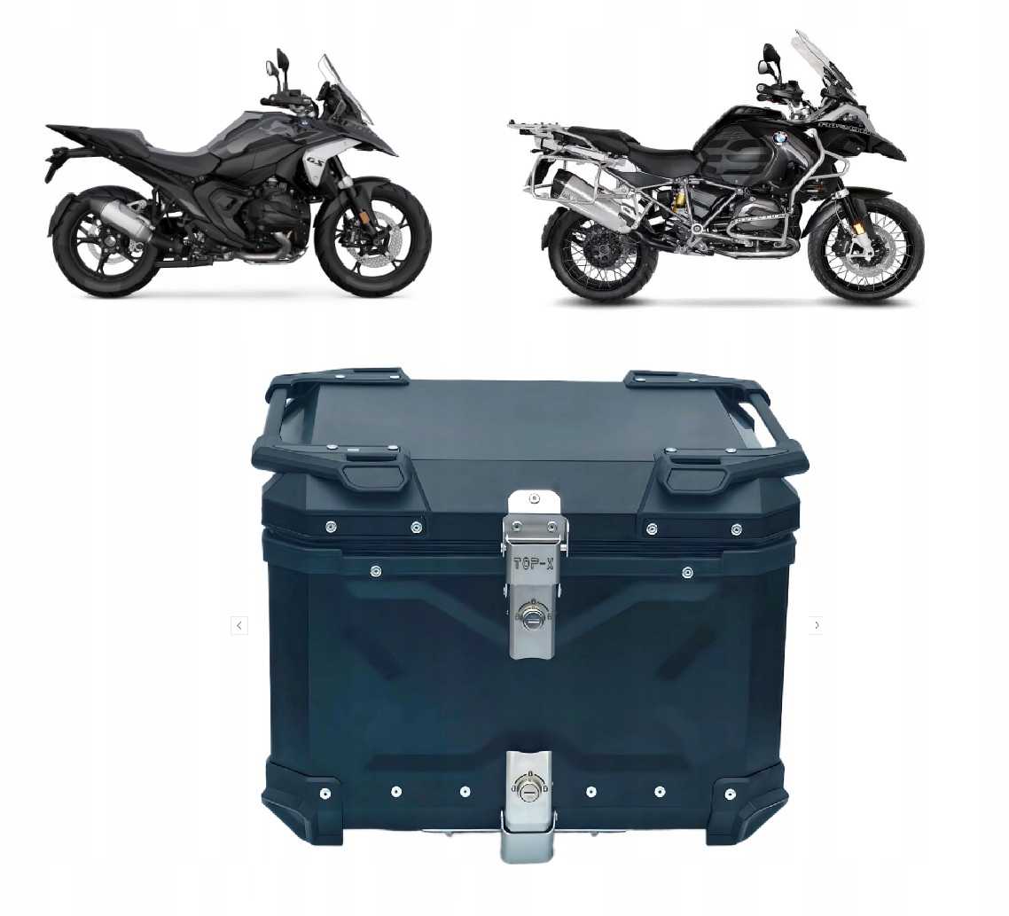 55 litrů Anodovaný Hliníkový motocyklový Kufr Bmw R1200GS R1300GS F900