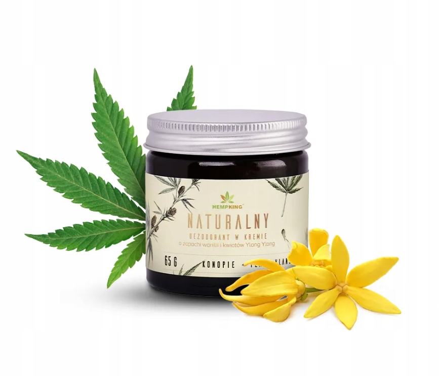 HempKing Deodorant v krému 65 g Ylang Ylang Přírodní Konopný