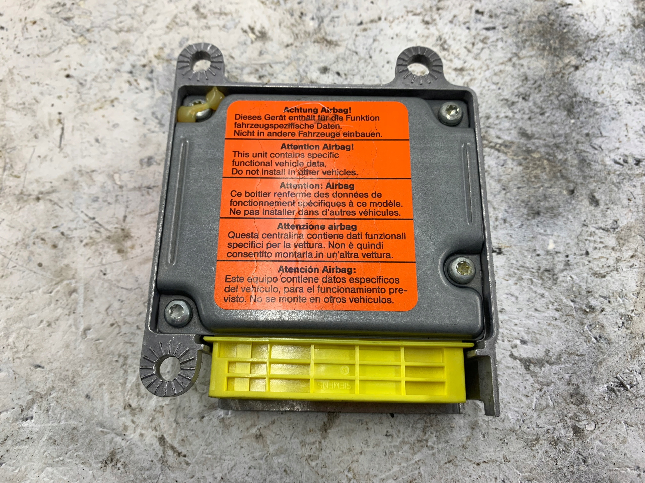 VW GOLF IV SENSOR module airbag 1J0909609