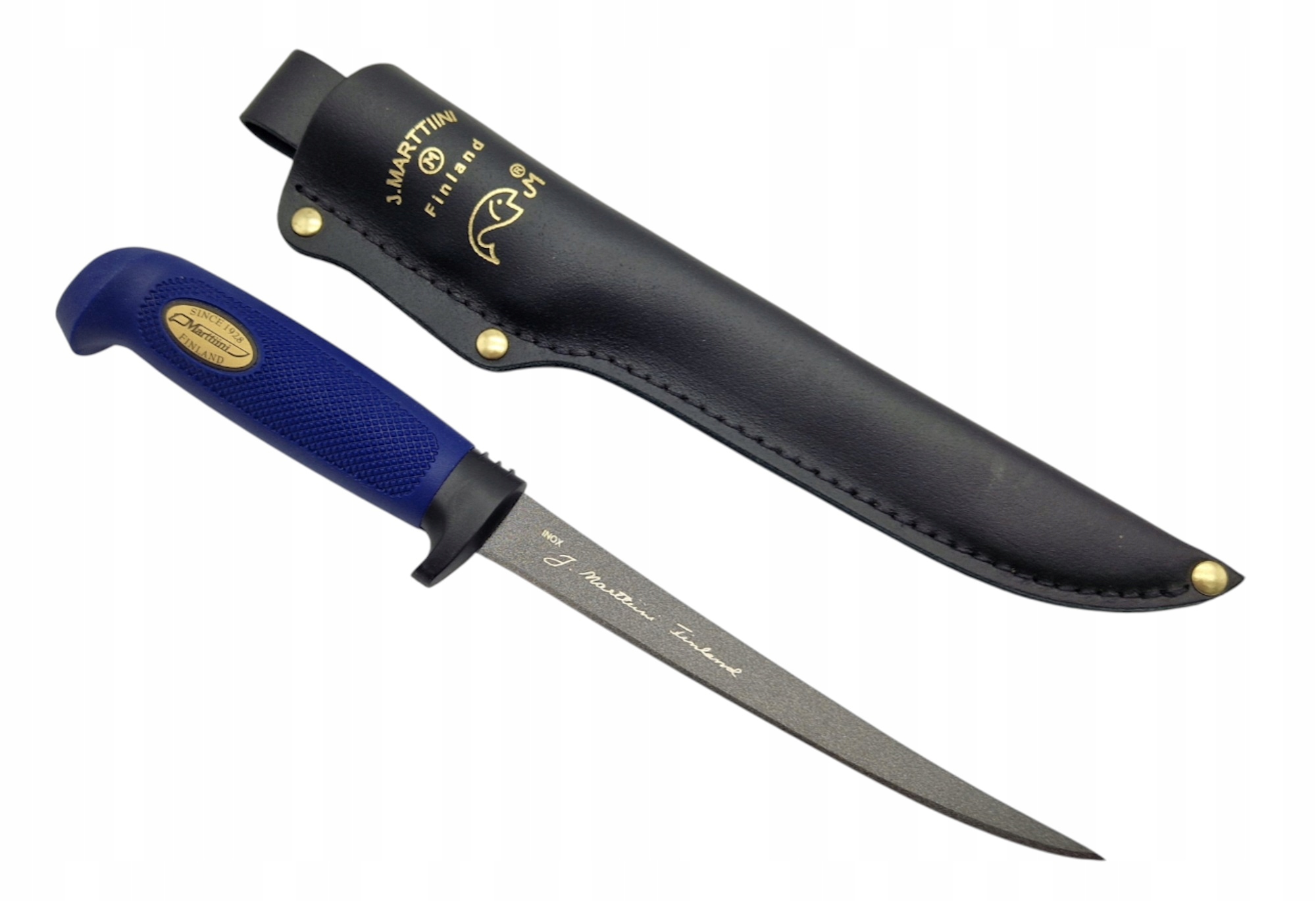 Nůž Na Filetování J. Marttiini Martef Filetti 15 cm 826014T Pochva