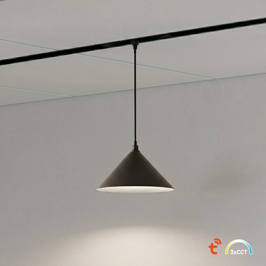 Magnetic Track Pendant Cone 5mm 7W Cct 48V