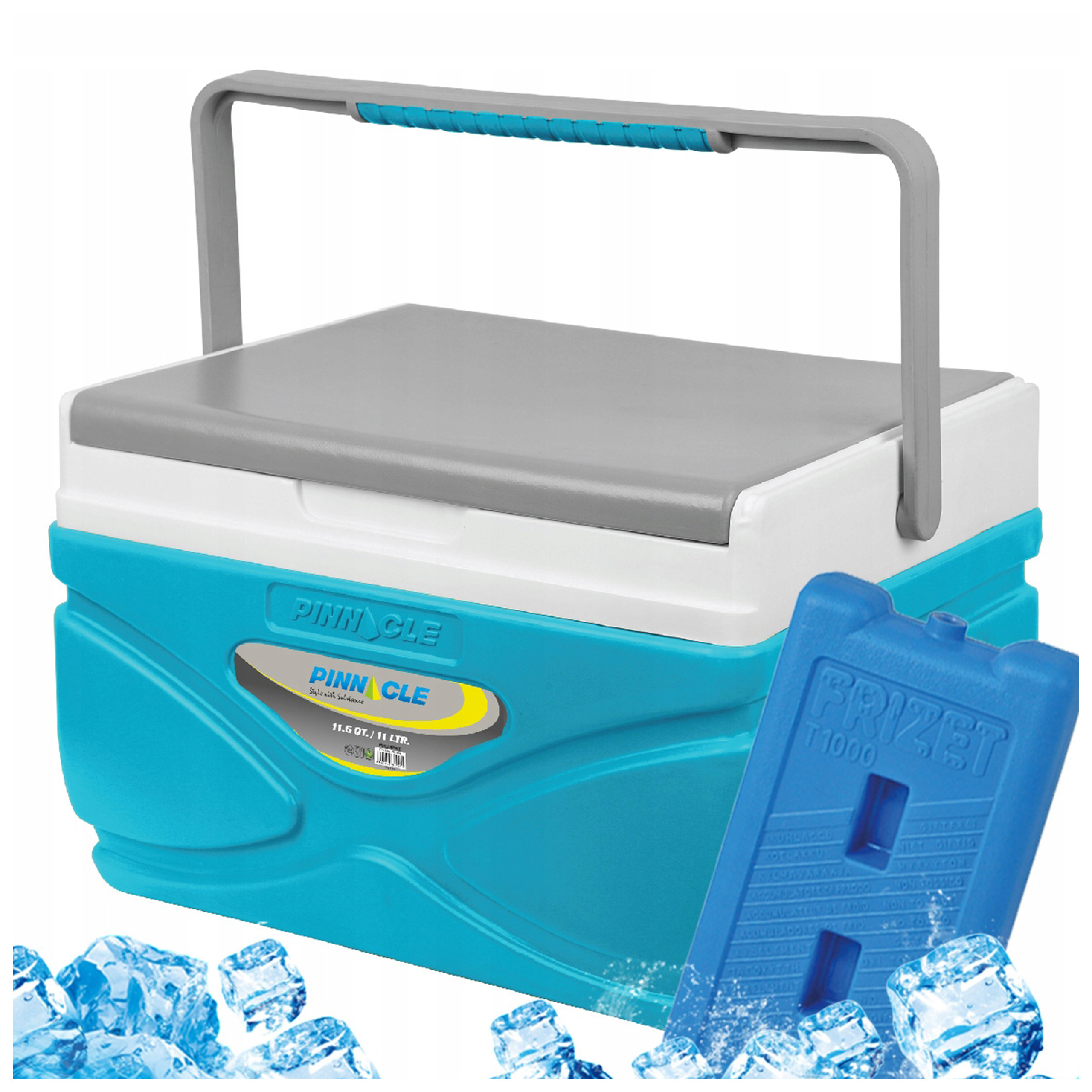 Turistická lednička Pinnacle Tpx 8001 11L tyrkysová 1 velká chladicí vložka
