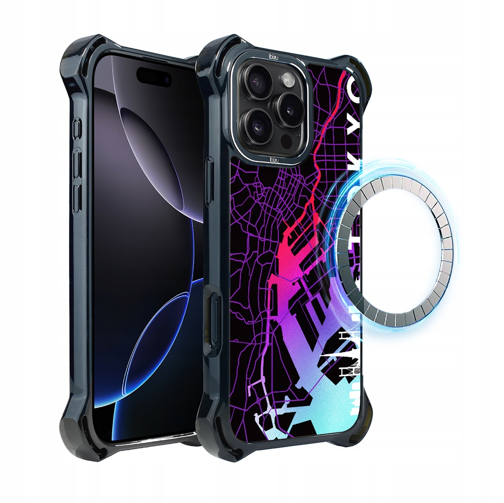 Pouzdro pro iPhone 16 Pro, Ibizu DropGuard Ultra s MagSafe, Tokyo